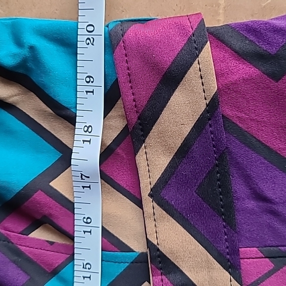 Mason Thomas Colorful jacket w/belt size X-Lrg - Picture 12 of 12